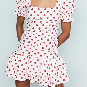 ENDLESS ROSE POLKA DOT DRESS